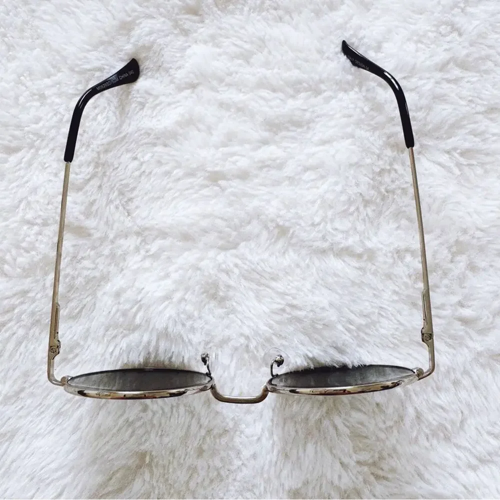 Henry Silver Round Lens Sunglasses